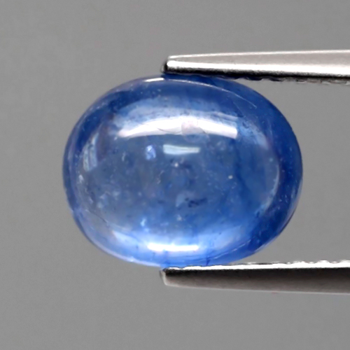 SH160 Oval Cabochon 2.95ct 8.8x7x4.5mm Natural Medium Blue Sapphire, Madagascar