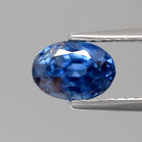 SH163 Certified Oval 1.21ct 7x5x3.9mm Natural Normal Heated Blue Sapphire, Madagascar
