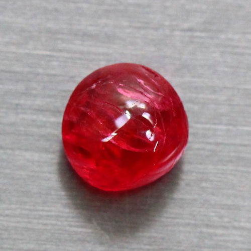 SL109 Cabochon 1.09ct 6x5.9x3.7mm Natural Pigeon Blood Red Spinel, Burma
