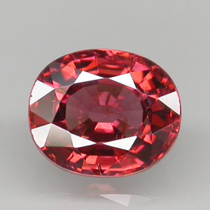 ZN107 Oval 1.28ct 6.5x5.5mm Natural Unheated Peach Pink ZIRCON, Good Color